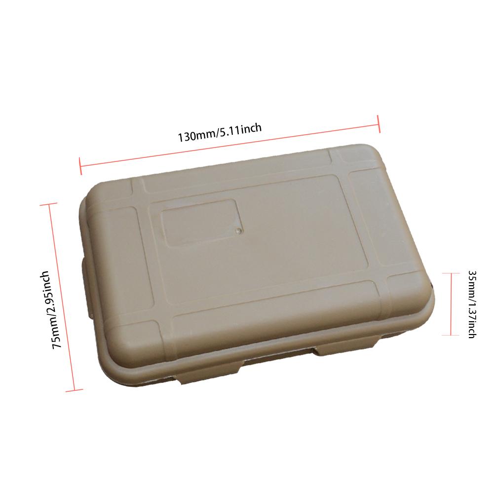 

Ящик для выживания на открытом воздухе, портативный ящик для хранения в путешествиях, водонепроницаемый, противоударный, пылезащитный, принадлежности для кемпинга на открытом воздухе