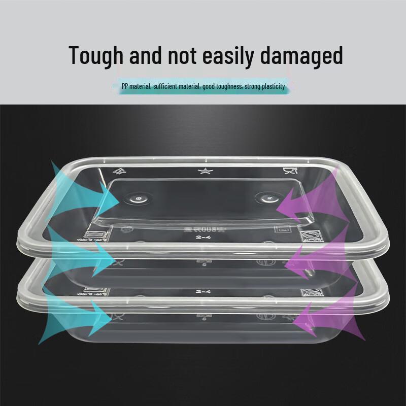 Lv Kang Chu 500ml Disposable Meal Prep Containers