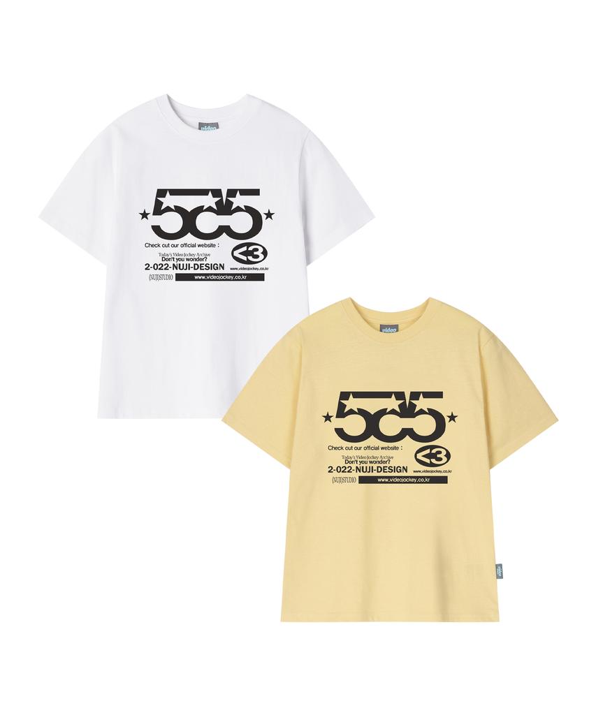 VIDEO JOCKEY Gogogo T-Shirt [White]