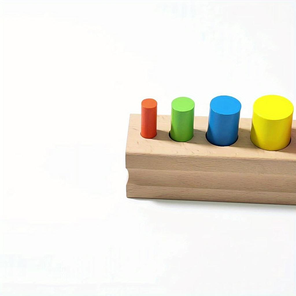 Renkli Çubuklarla Eğitici Ahşap İstifleme Oyunu Mantık Dokunsal Beceri Geliştirme Oyuncak, Renk Tanıma, Problem Çözme Becerilerini Geliştirir,