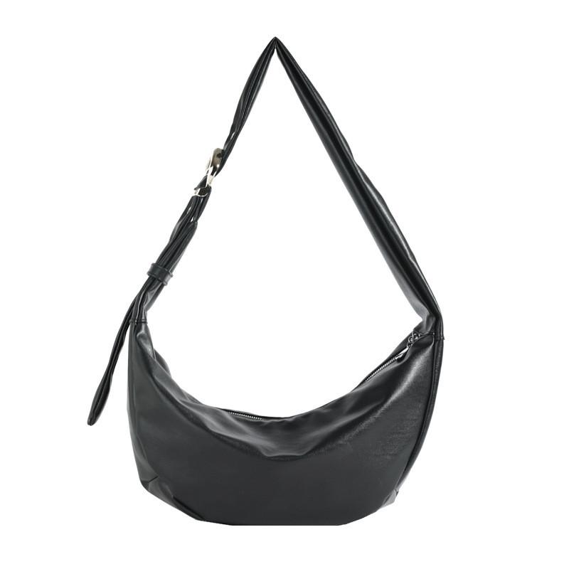 Stylish Soft Pu Large Capacity Slouchy Shoulder Bag Perfect For Casual Shopping