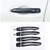 ABS Carbon Fiber Exterior Side Door Handle Cover Trim For Nissan Kicks 2017-2022