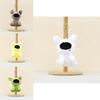 Irresistible Big Nose Dog Plush Toy Keychain In Multiple Colors For Pet Lovers