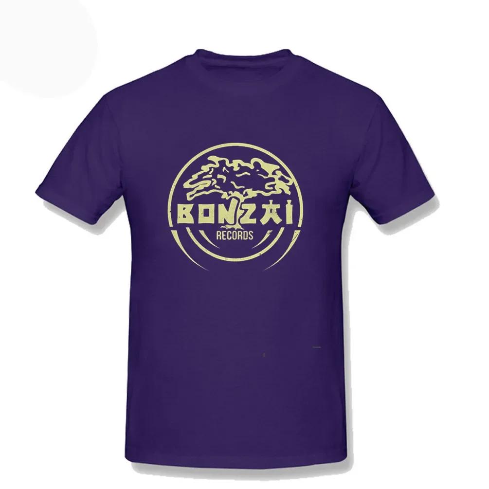 

2025 new model New Fashion Loose Clothing Plus Size Bonzai Records Pullover Oneck Mens Cotton Short Sleeve TShirt COTTON Shor S
