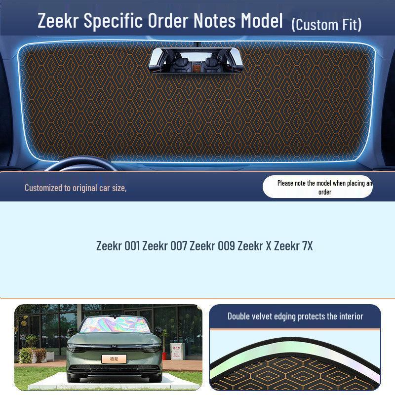 Car Windshield Sunshade Umbrella: Heat Insulation, Blackout Curtain, Sun Protection for Small Cars