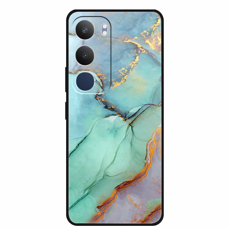 

Luxury Phone Case For Vivo Y19s Pro 4G Soft TPU Silicone Back Case For Vivo Y29 5G Y 29 19s Marble Patterns Cover Bumper Funda ForVivo Y29 5G
