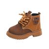 Children's Martin Boots, Girls' Leather Boots, Autumn and Winter Styles, Boys' Short Boots, Autumn Mid To High Top Single Boots