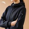Anta Women's Easy-Care Winter Warm Hooded Sport Cardigan