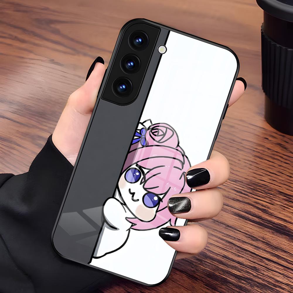 N-NIKKES Doro Phone Case For Samsung A56 A36 A26 A16 A15 A25 A35 A55 A14 A34 A24 A54 Glass Case