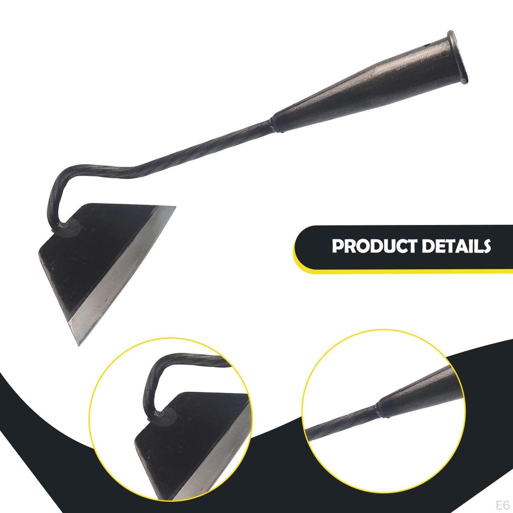 Agricultural Hoe, Manual Weed Removal Tool, Lightweight, Portable, Practical, Multifunctional, for