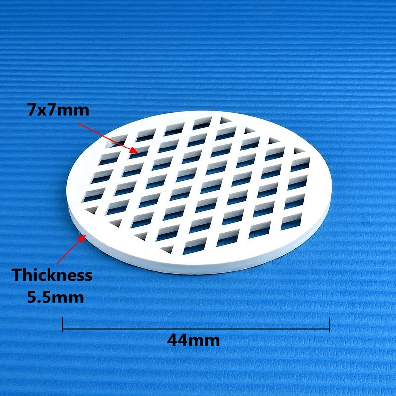 1PC Diameter 44 67 96 102 148 200mm Circular Screen Drainage Filter PVC Floor Drain Filter Screen PVC Grid Cover Plate