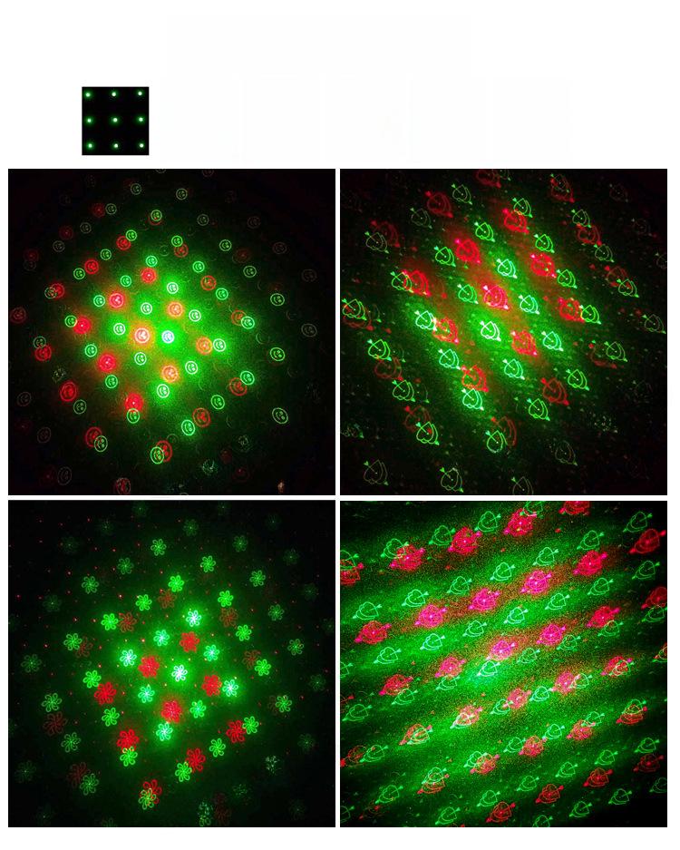 Starry Sky Voice-Controlled Rotating Stage Laser Light for KTV & Bars