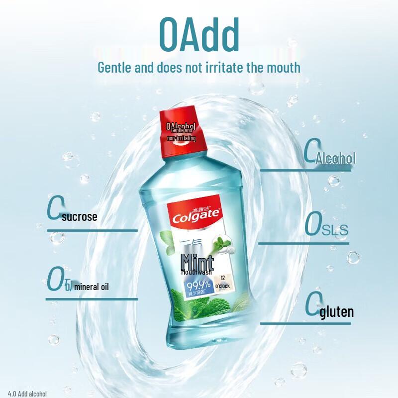 Colgate Deep Clean Anti-Plaque Toothpaste & Mint Mouthwash Set