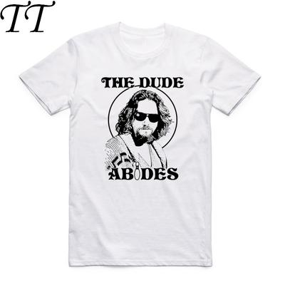 Asian Size Men And Women Printing The Big Lebowski T-shirt O-Neck Short Sleeves Jeff Bridges Coen Brothers T-shirt HCP4142