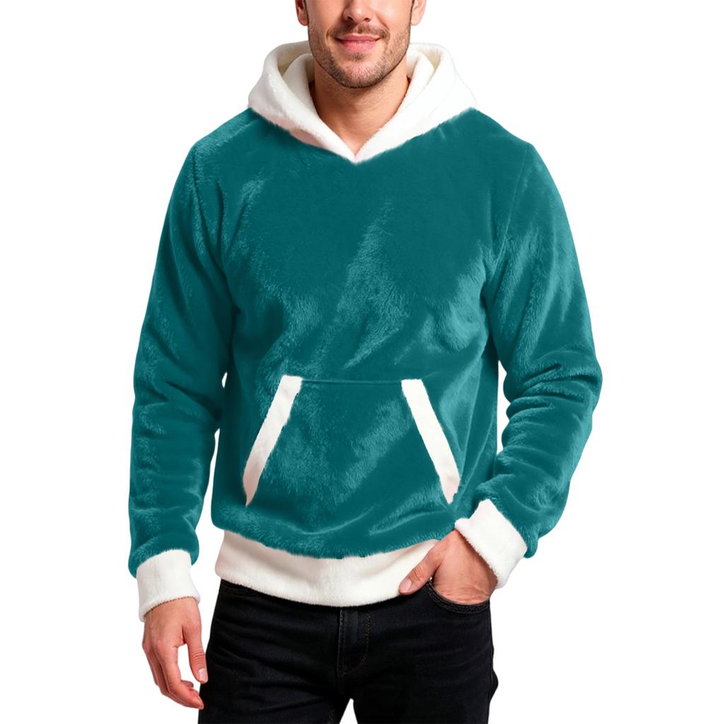 Men's  Leisure  Fashion  Half  Zipper  Hooded  Hood  Long  Sleeves  Hoodie