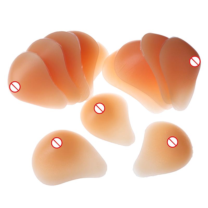 Silicone Breast Form Support Artificial Spiral Silicone Breast Fake False Breast