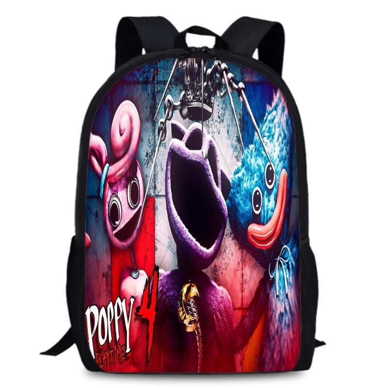Chapter Poppy Playtime 4 Durable Bookbag 15in Laptop Anime Backpack Oxford
