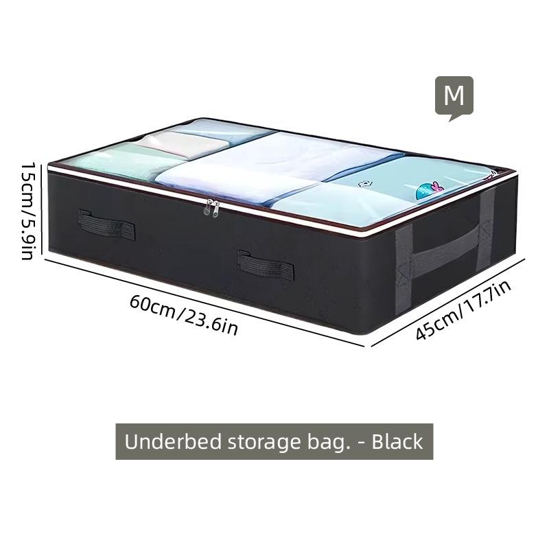 Large Capacity Foldable Storage Bag for Quilts and Clothing - Dustproof & Moisture-Proof