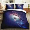 Galaxy Universe King Queen Duvet Cover Planet Outer Space Bedding Set Solar System Comforter Cover Sky Polyester Quilt Cover