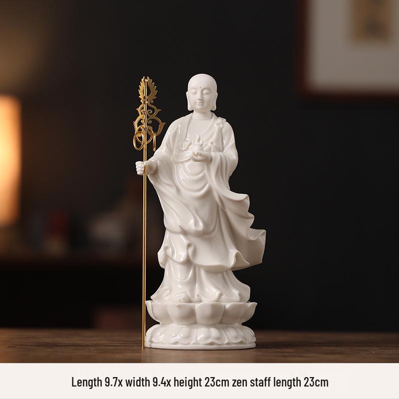 

Керамические фигурки Трех Святых в стиле Дзен - Домашний, Кабинетный или Офисный Декор Статуя Будды