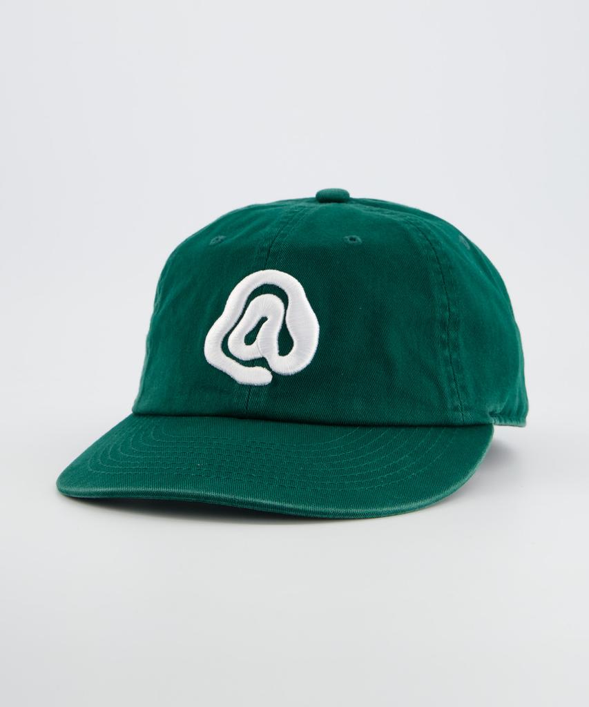 ANNOT A Symbol Logo Washed Cap Green