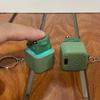 Frog Croaking Fidget Toy with Light & Sound Rechargeable Keyboard Fidget Toy Portable Anxiety Relief Fidget Keychain Sensory Decompression Gadget