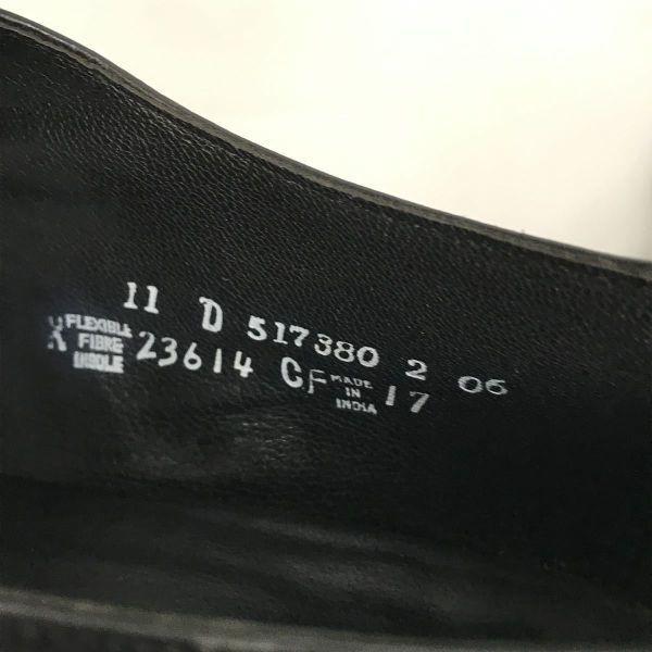 Vintage Florsheim Vollleder U-Tip Schuhe Schwarz 11D 28.5-29.0(GEBRAUCHT)