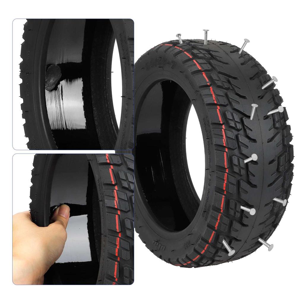 ULIP 90/55-7 off-road tubeless tire with goo for Segway GT scooters