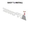 BLS1 2pcs Car Side Fender Emblem Sticker Accessories For BMW M Power 1 3 5 7 Series E46 E90 E60 X3 X4 X5 X6 F10 F15 F20 F30 G02 G03