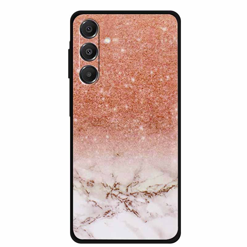 For Samsung Galaxy A14 A15 A16 5G Case Marble Soft TPU Phone Back Cover For Samsung A14 A15 4G Shockproof Silicone Painted Coque