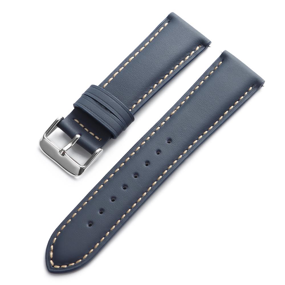 18mm 20mm 22mm Cowhide Watch Band for Omega for Seiko Strap Sport Vintage Watchband for Men Women Sport Bracelet for Smartwatch