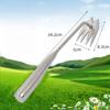 Heavy Duty Weed Puller Stainless Steel Garden Weeding Tool with 3 or 4 Teeth Uprooting Manual Weeder with Long Handle