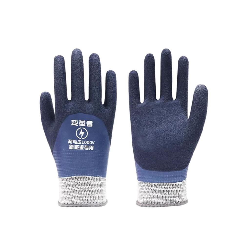 1Pair Rubber Material Electrical Insulated Glove Work Safe Gloves Electrician Work 1 Pair