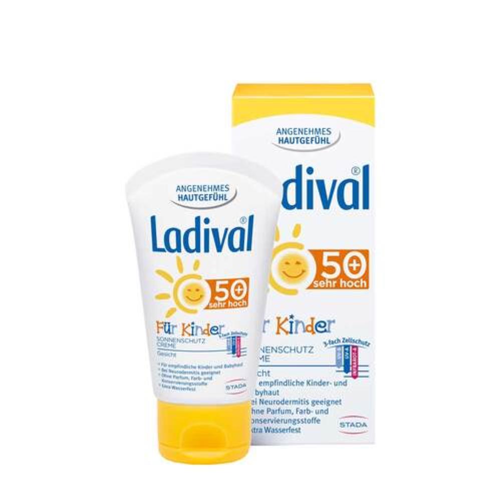 Ladival Детский солнцезащитный крем для лица SPF 50+, 50 мл