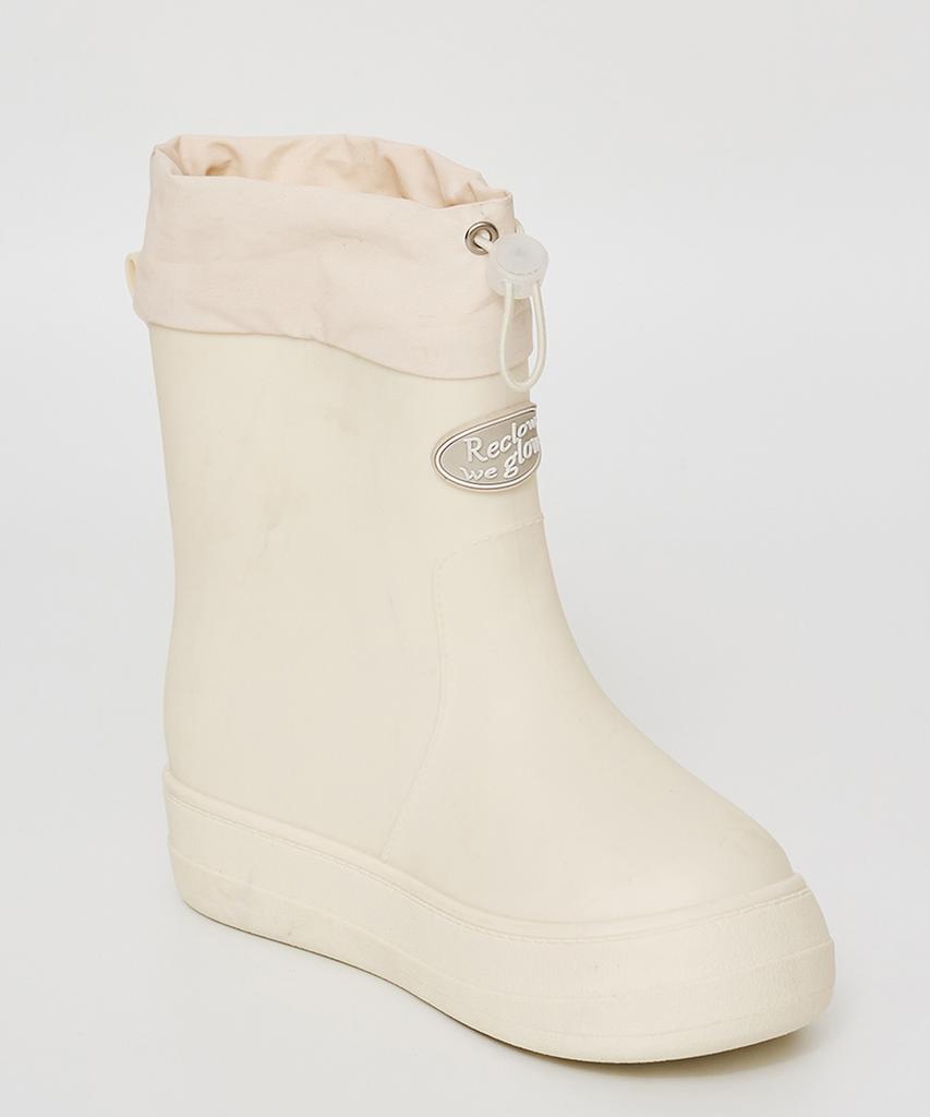 Reclow Rc Re-Rain Shirring Rain Boots Ivory