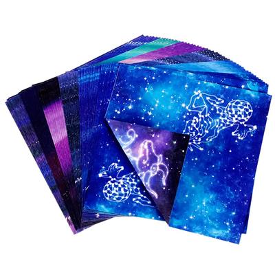 Origami for Making Thousand Cranes 100 Sheets Paper, Double-Sided, Patterned, Colorful, Cute, Stylish, (DIY), 7cm, (Type A)