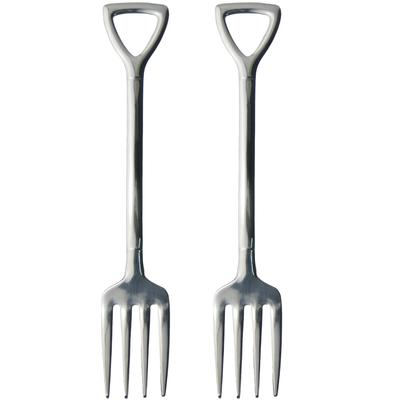 Nagao Tsubamesanjo Country Story Noodle Fork Mirror Set of 2 Made In Japan 14.7cm