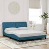 VidaXL Bed Frames Without Mattress, Upholstered Bed, Slatted Bed Base, Double Bed, Adult Bed for Interior Bedroom, 3207933