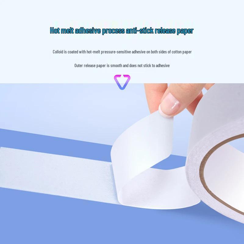 Heavy-Duty Double-Sided Tape - High Viscosity, Strong Adhesion, No Residue