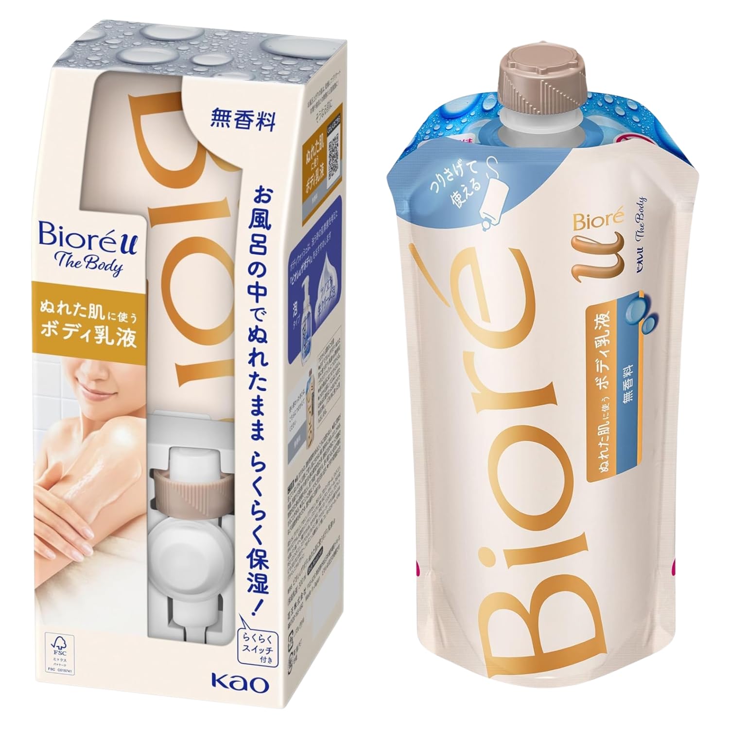 

Biore u The Body эмульсия для влажного тела 300 мл 1 шт сменный блок 300 мл 1 шт 8LINK [The Body] кожа, без запаха, +