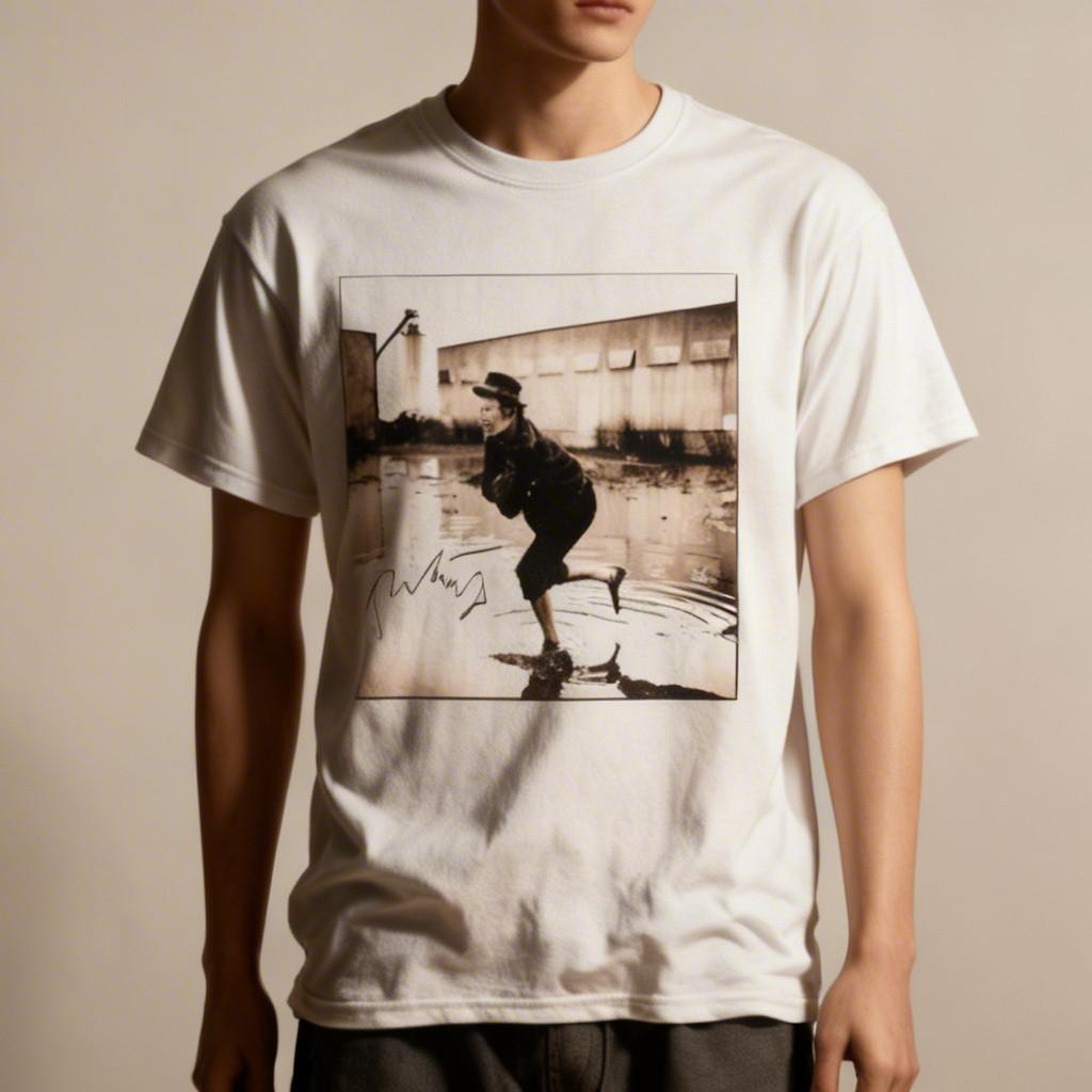 NWT Tom Waits Basic Gift for Fan Music White S-2345XL Unisex T-Shirt XXL