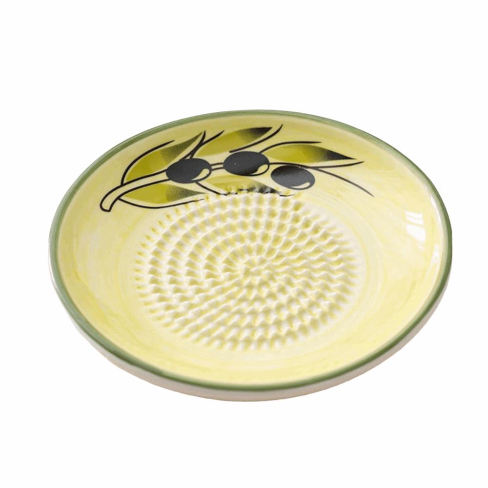 Ceramic Garlic Ginger Grater Handcrafted Garlic Ginger Masher Tomato Grater Dish  Kitchen Cooking Style 4