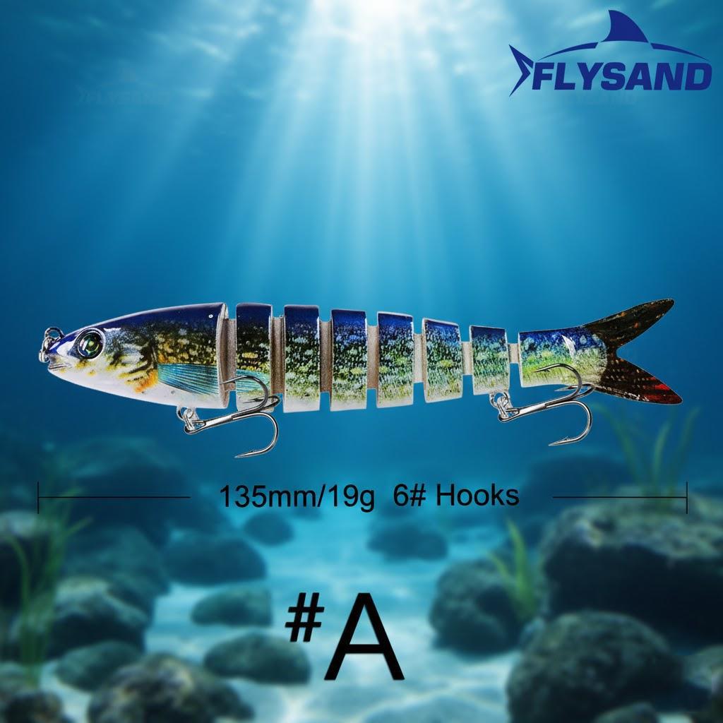 8 Segment Fishing Lure Minnow Long Casting Vibration Bait for Sea Fishing Simulation Hard Bait Road Runner Lure
