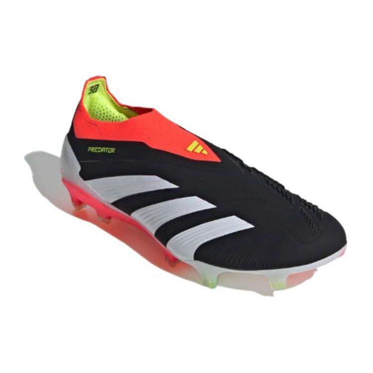 adidas Predator Elite Laceless FG Solar Energy Pack Men Sneakers Black Core-Black Cloud-White IE1805