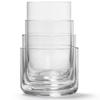 AARKE Glassware Nesting Glasses Set, Made with Premium Crystal Glass, Plastic-Free, Dishwasher Safe, Swedish Design, Sustainable Gift