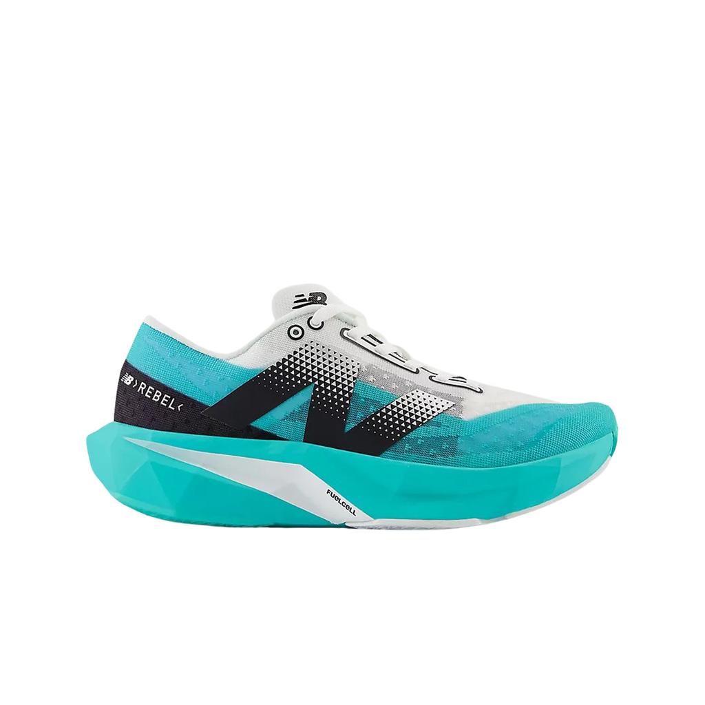 (w) New Balance Fuelcell Rebel V4 Cyber Jade White - D Wide