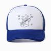 Music Is My Life Cat Graphic Baseball Cap Unisex Summer Fashion Visor Outdoor Adjustable Mesh Breathable Trucker Hat