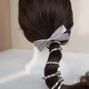 Kiming Ribbon Twist Wire Rope 2P Telephone Line Hair Rope Hair Tie