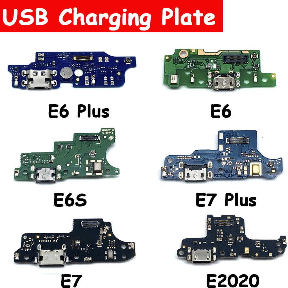 USB Charging Port Charger Board Flex Cable For Moto E7 E6S E1 E6 Plus E1 Play Go E7 Power Dock Plug Connector With Microphone