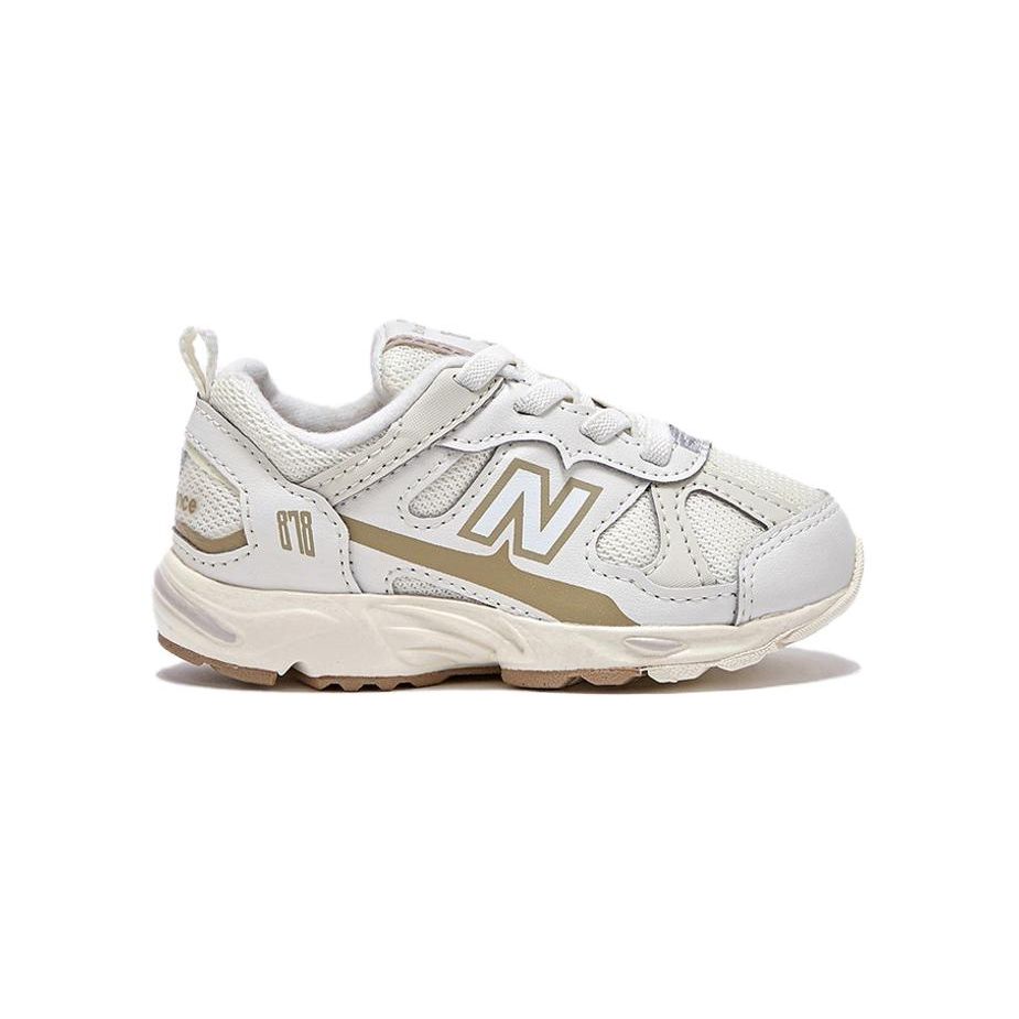 New Balance Korea Series Comfortable Versatile Durable Low-Top Walking Shoes Baby Shoes White IV878SM1